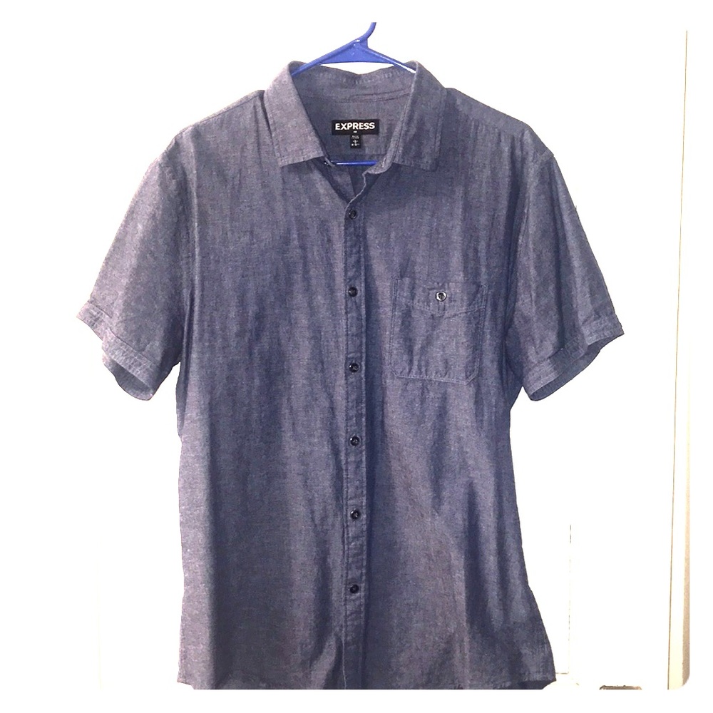 Express Short Sleeve Button Up